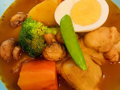 鶏手羽のスープカレー